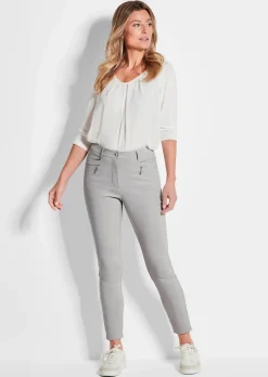 Pantalon BELLA à effet ventre plat, avec jambes étroites