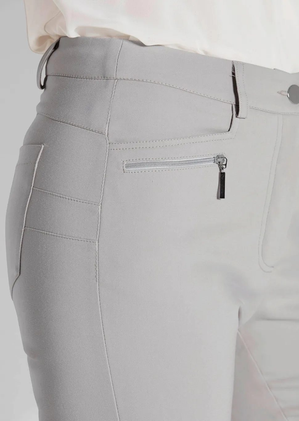 Pantalon BELLA à effet ventre plat, avec jambes étroites