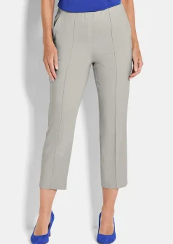 Pantalon 7/8 BELLA en bengaline, avec nervures