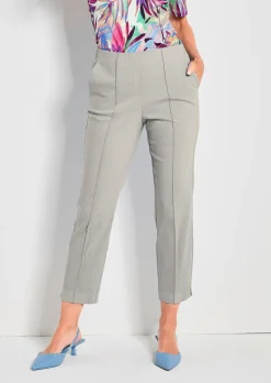 Pantalon 7/8 BELLA en bengaline, avec nervures