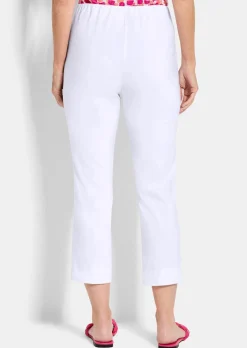Pantalon 7/8 BELLA en bengaline, avec nervures