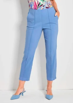 Pantalon 7/8 BELLA en bengaline, avec nervures