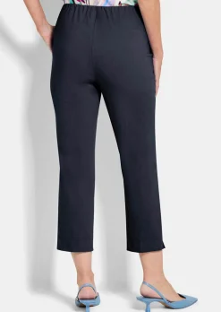 Pantalon 7/8 BELLA en bengaline, avec nervures