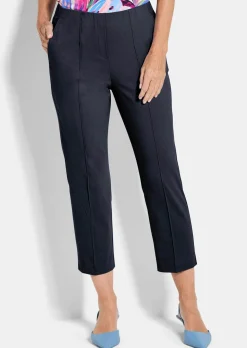 Pantalon 7/8 BELLA en bengaline, avec nervures