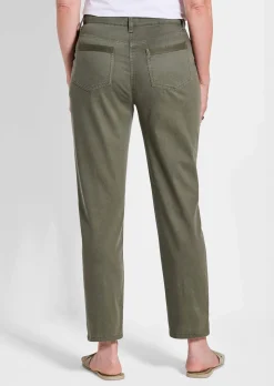 Pantalon cargo SARA avec plis nervurés