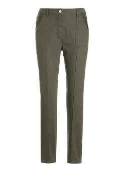 Pantalon cargo SARA avec plis nervurés