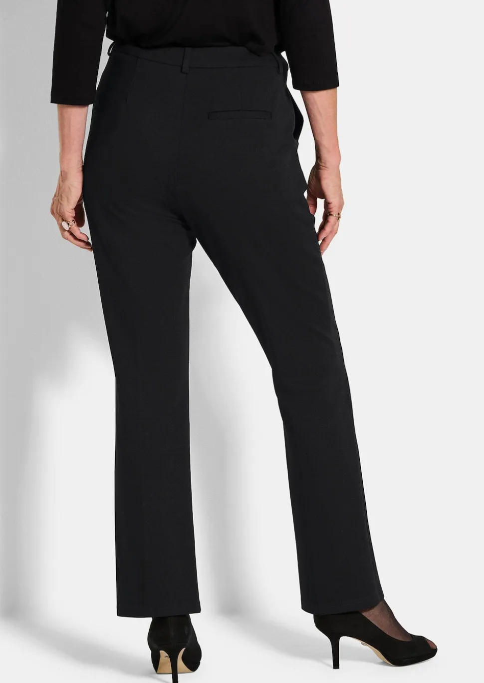 Pantalon CARLA en jersey avec jambes évasées
