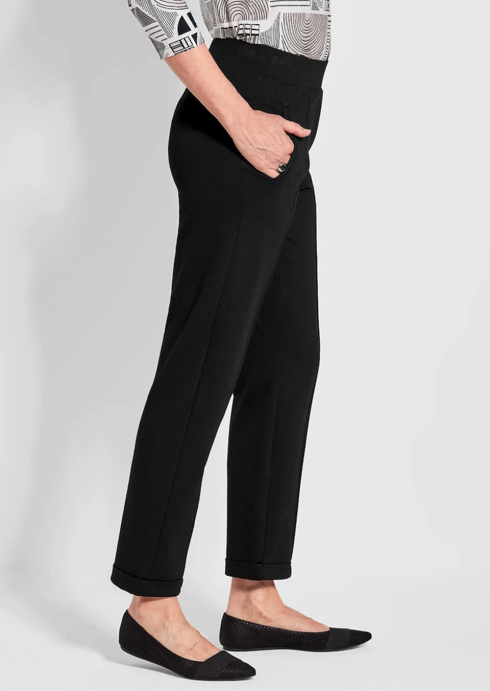 Pantalon CARLA en viscose infroissable