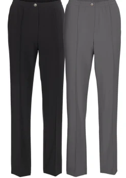 Pantalon CARLA à taille élastique en lot de 2