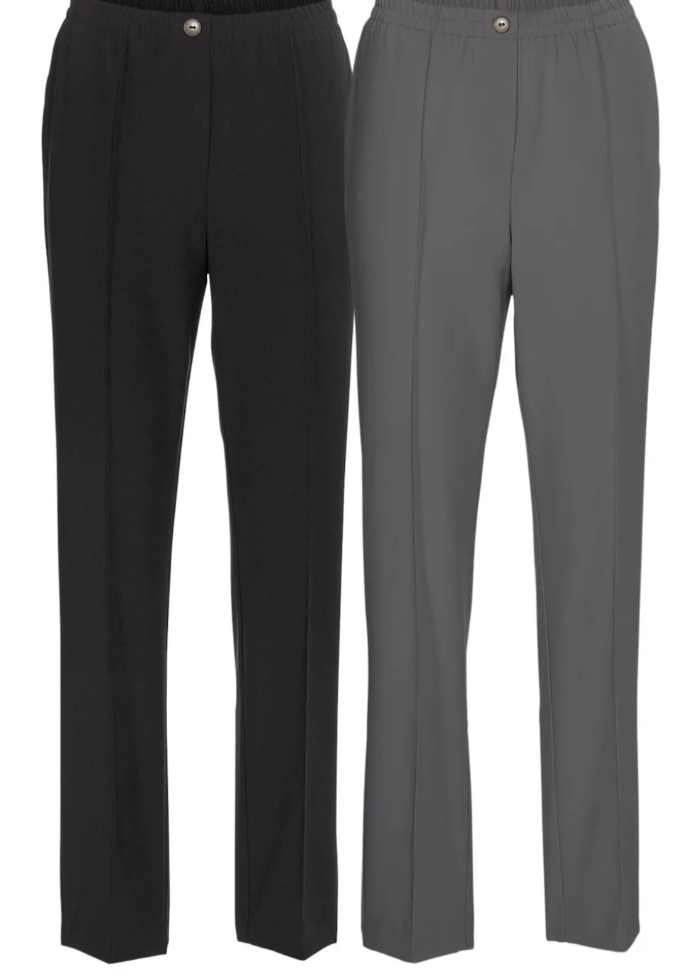 Pantalon CARLA à taille élastique en lot de 2