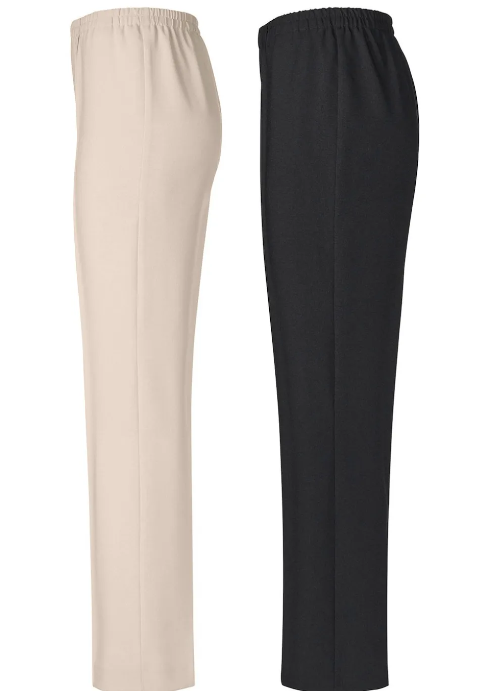 Pantalon CARLA à taille élastique en lot de 2