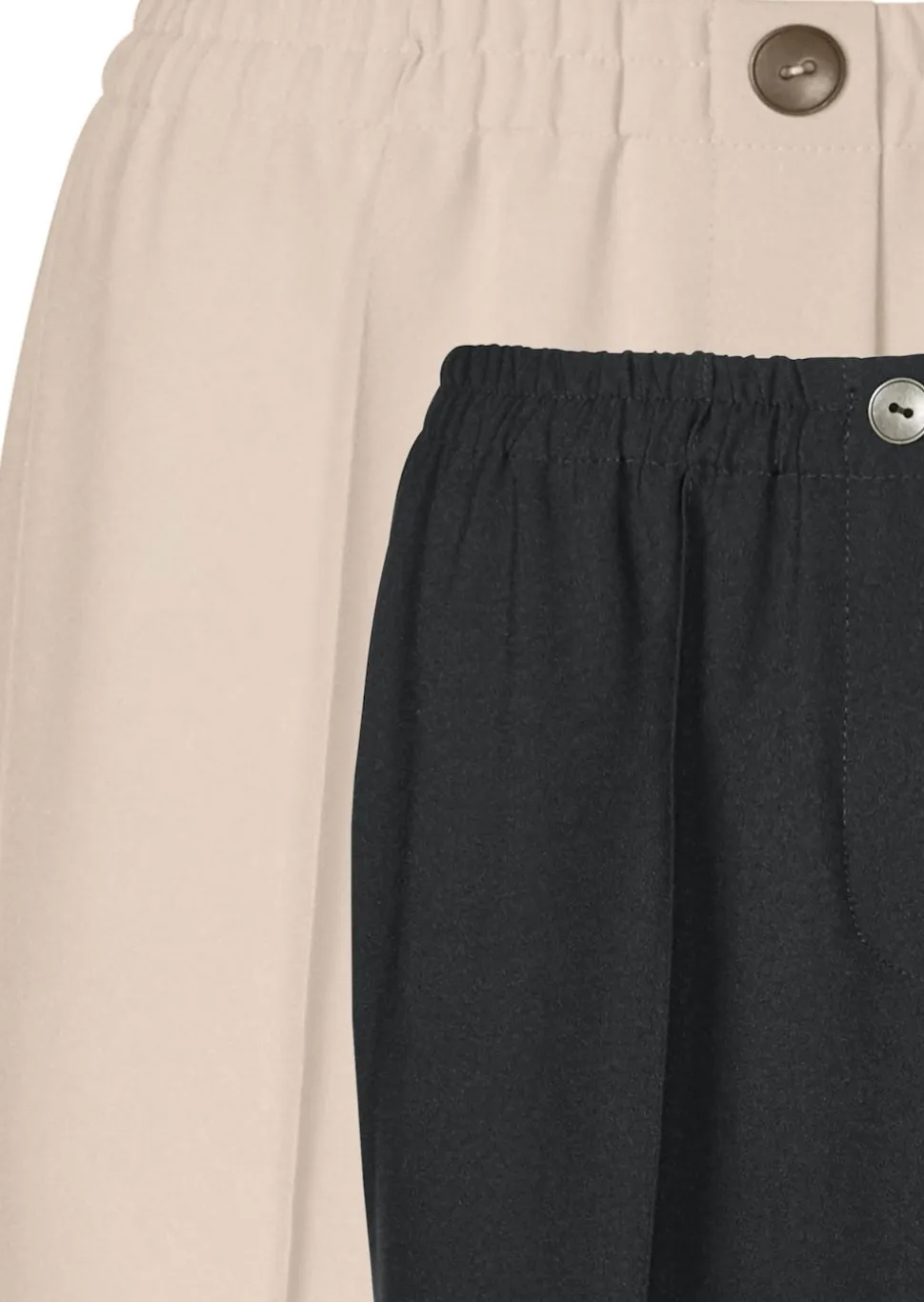 Pantalon CARLA à taille élastique en lot de 2