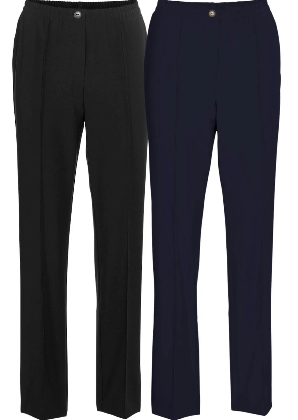 Pantalon CARLA à taille élastique en lot de 2