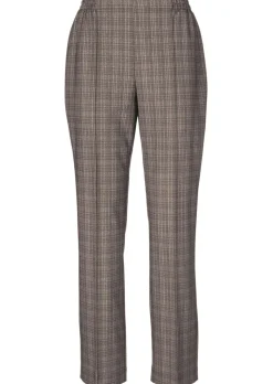 Pantalon à carreaux CARLA avec liserés