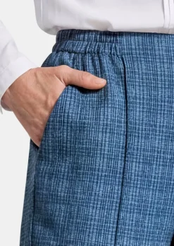 Pantalon à carreaux CARLA avec liserés