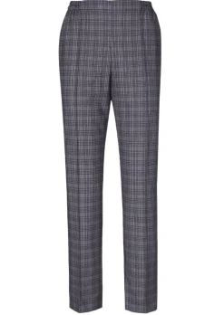 Pantalon à carreaux CARLA avec liserés