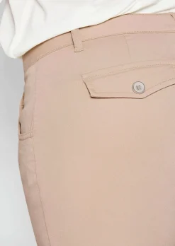 Pantalon chino LOUISA ultra-doux, en longueur cheville