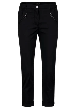 Pantalon chino LOUISA ultra-doux, en longueur cheville