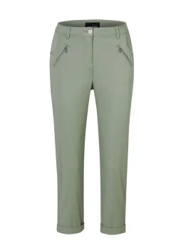 Pantalon chino LOUISA ultra-doux, en longueur cheville