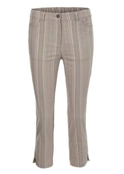 Pantalon court CARLA à rayures