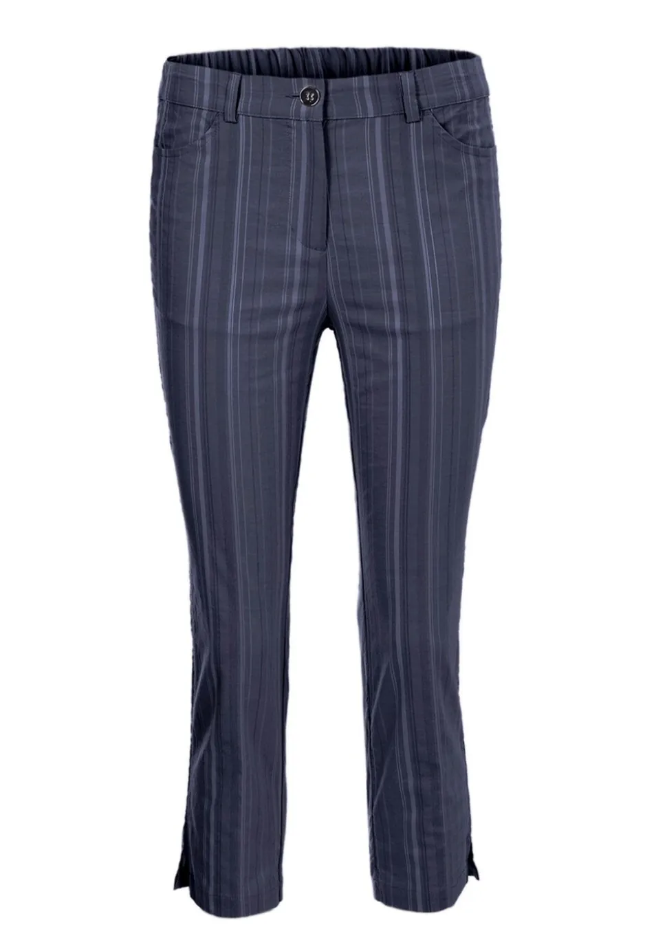 Pantalon court CARLA à rayures