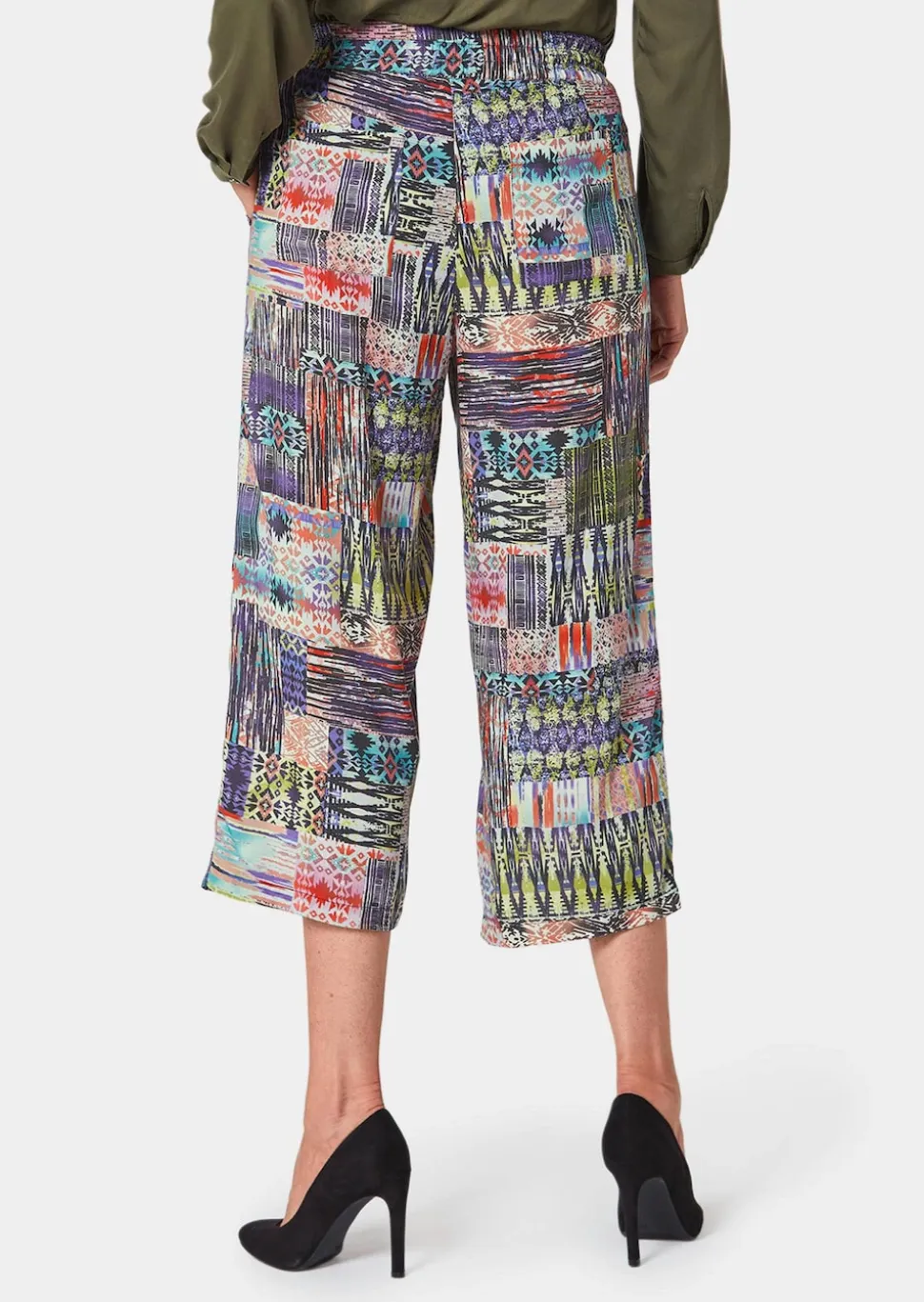 Pantalon court imprimé VERA
