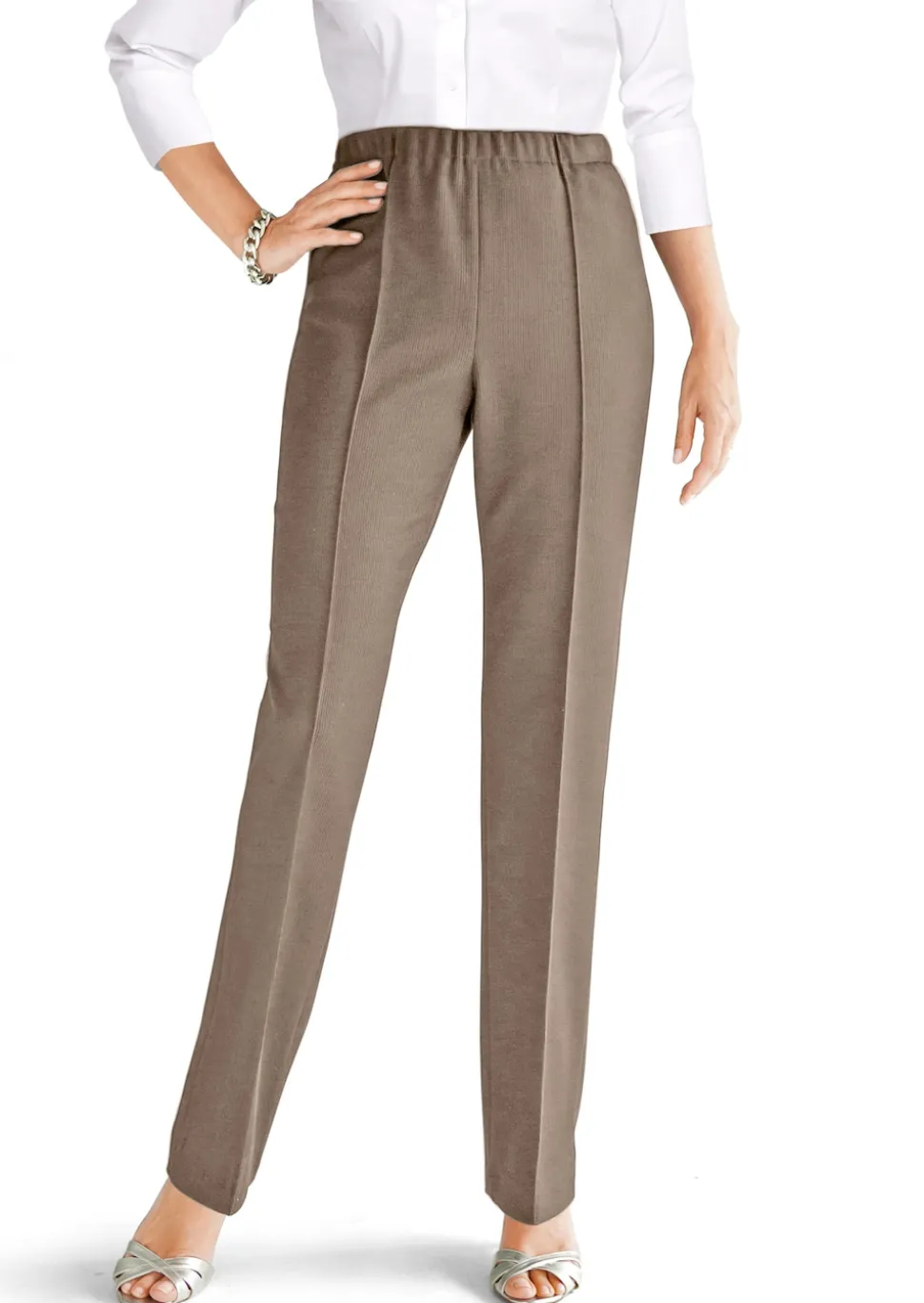 Pantalon côtelé CARLA très agréable à porter