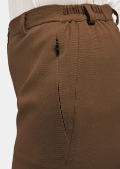 Pantalon à côtes coupe classique