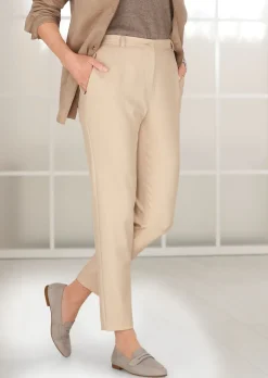 Pantalon à côtes coupe confort