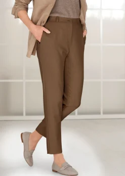 Pantalon à côtes coupe confort