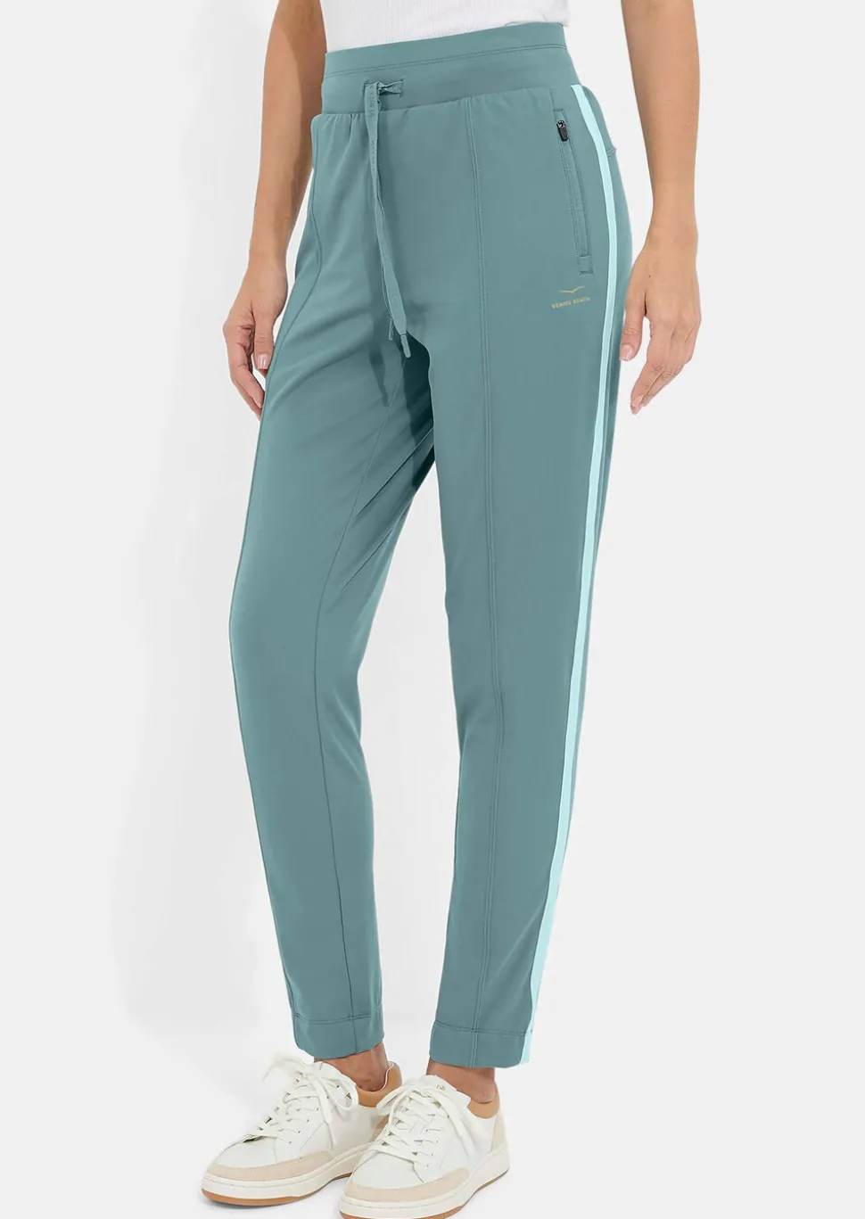 Pantalon de loisirs ajusté avec poches zippées