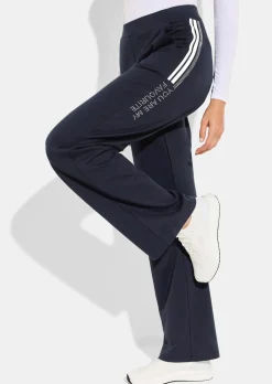 Pantalon de loisirs avec pierres scintillantes