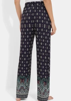 Pantalon de loisirs avec taille élastique et ceinture à nouer