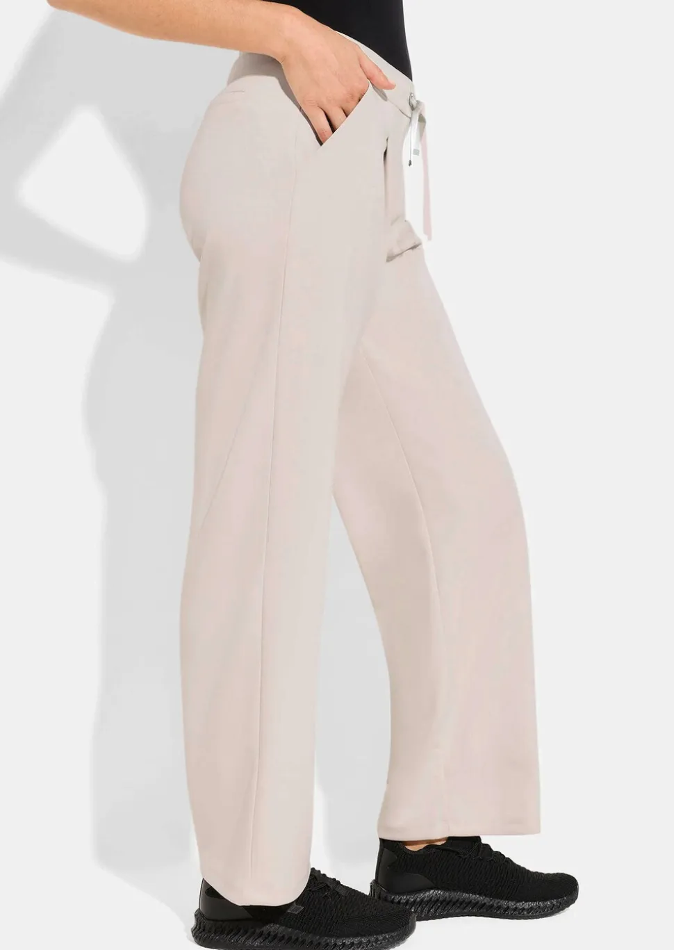 Pantalon de loisirs en jersey de viscose