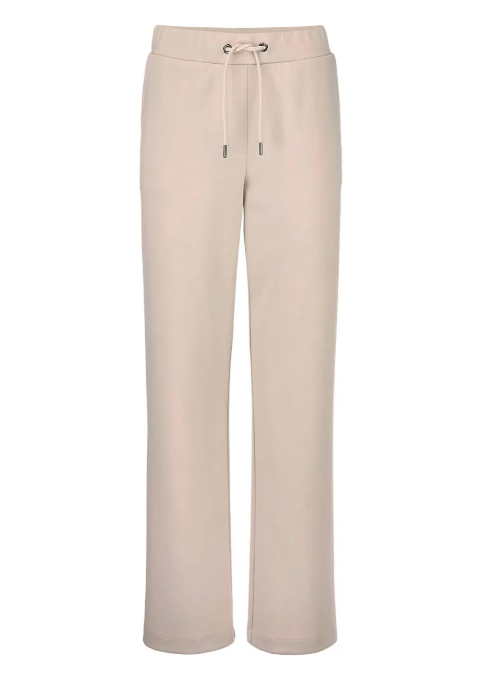 Pantalon de loisirs en tissu double face lisse
