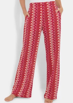 Pantalon de loisirs façon crochet