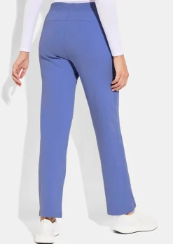 Pantalon de loisirs à jambes droites et ruban à nouer