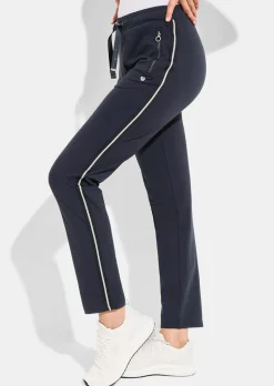 Pantalon de loisirs à rayures brillantes