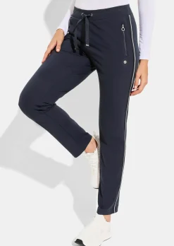 Pantalon de loisirs à rayures brillantes