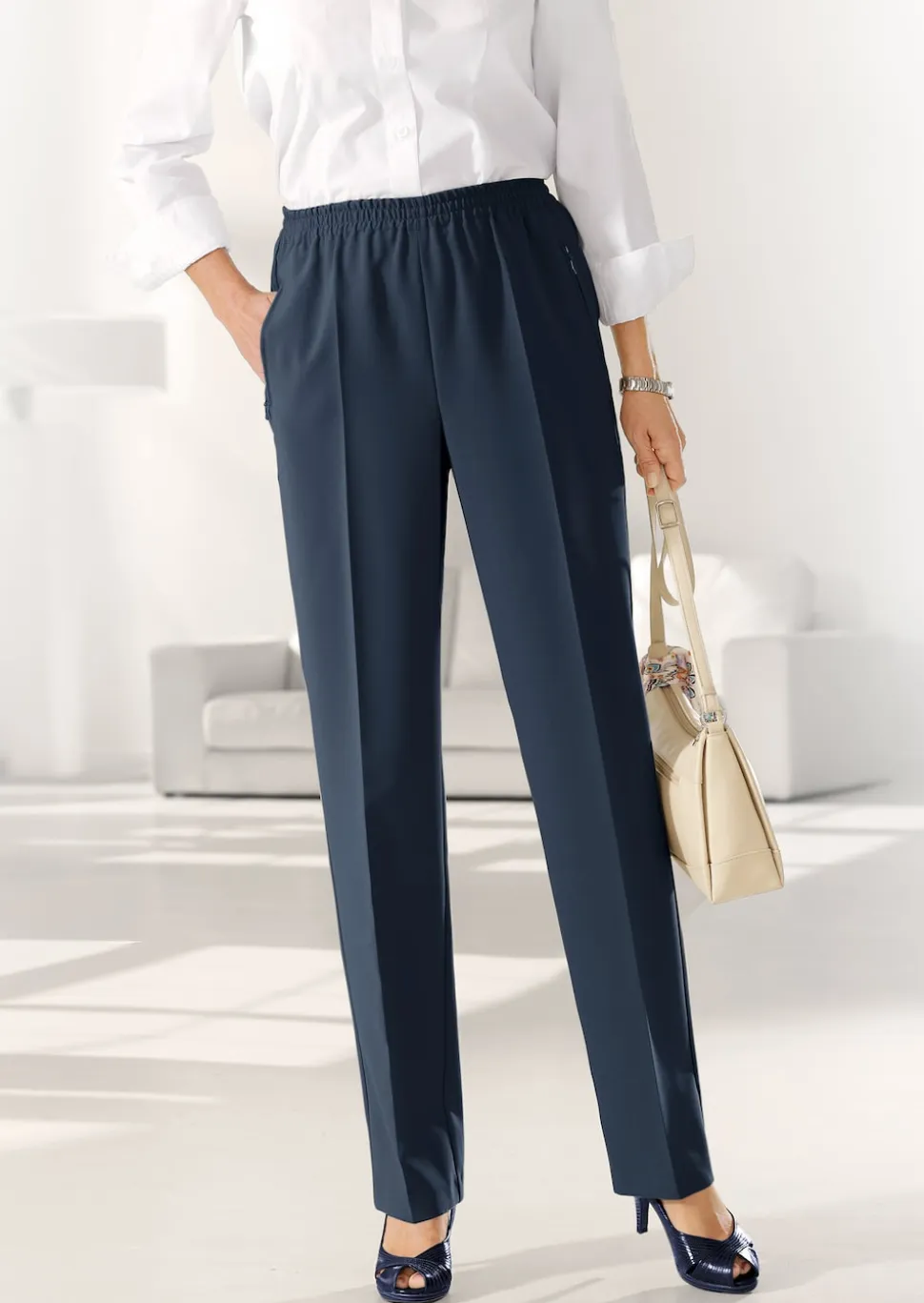 Pantalon de voyage CARLA, facile d'entretien