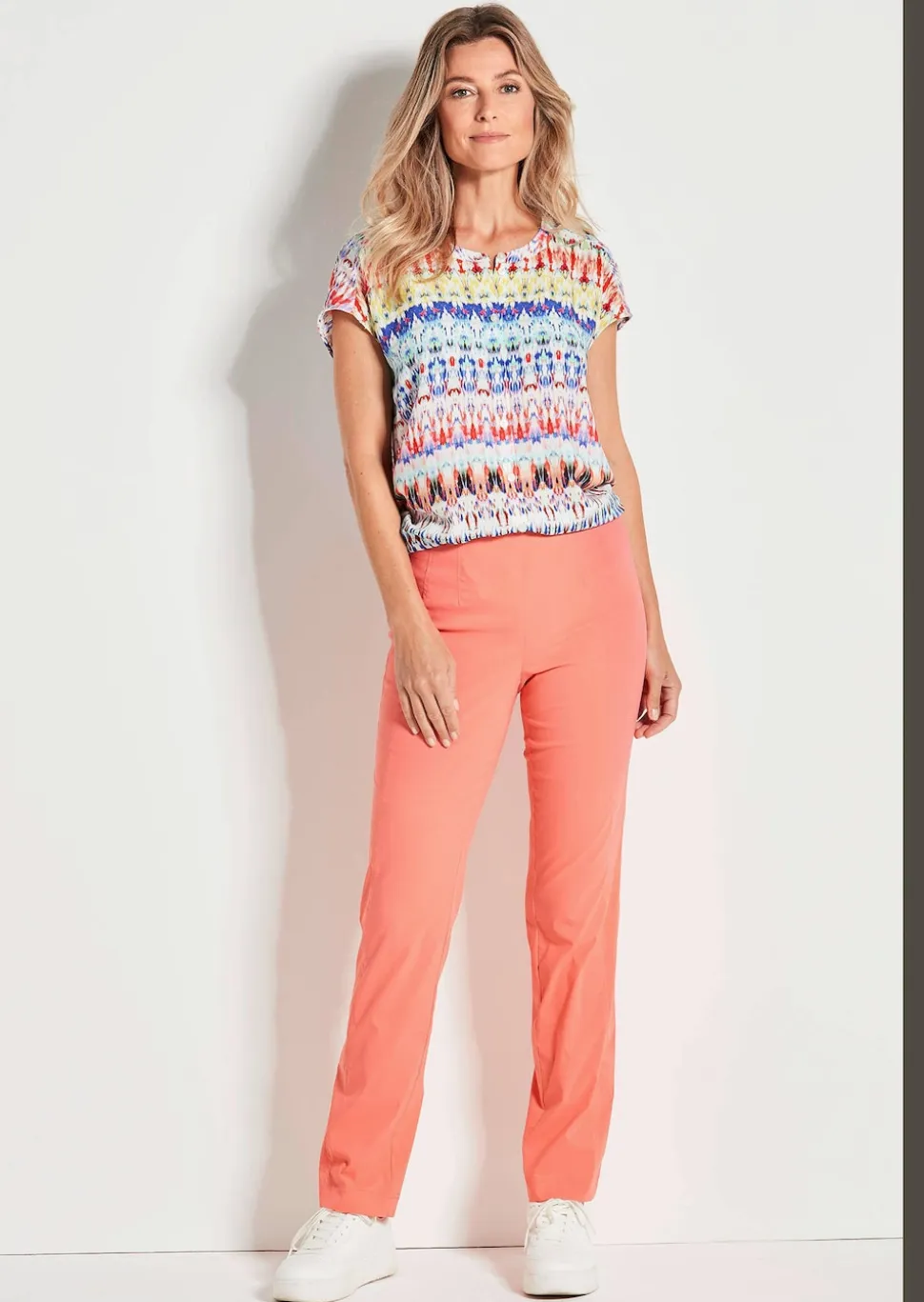 Pantalon en bengaline CARLA, facile d'entretien