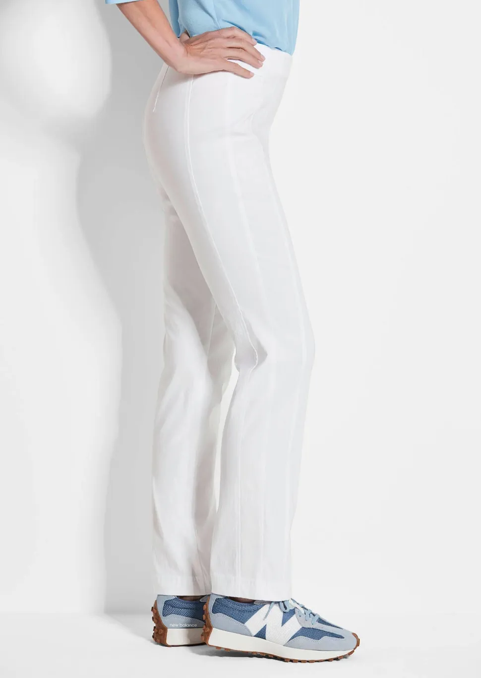 Pantalon en bengaline CARLA, facile d'entretien