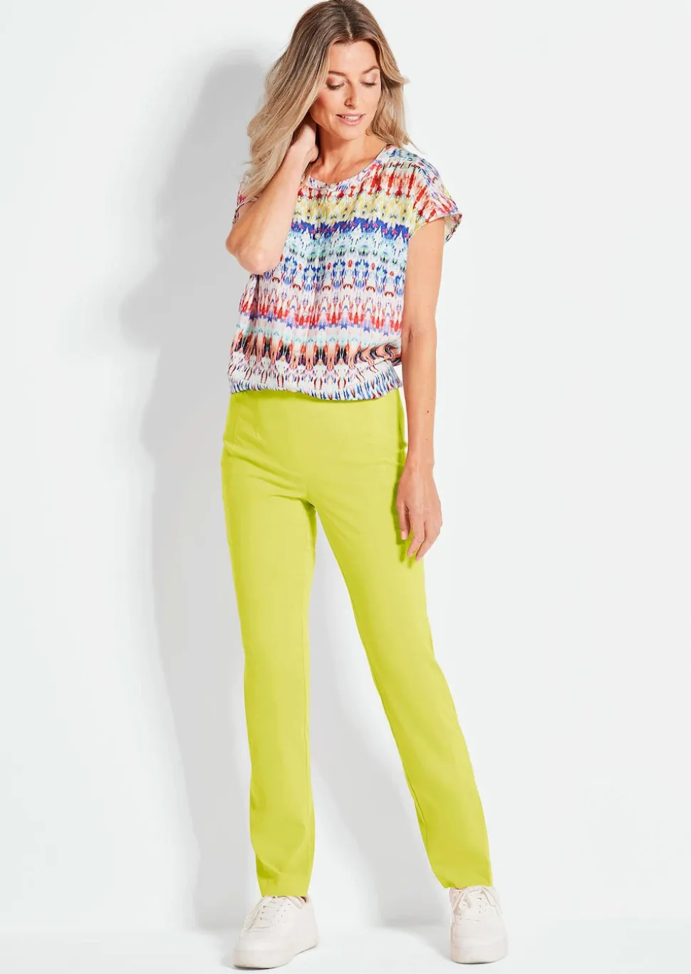 Pantalon en bengaline CARLA, facile d'entretien