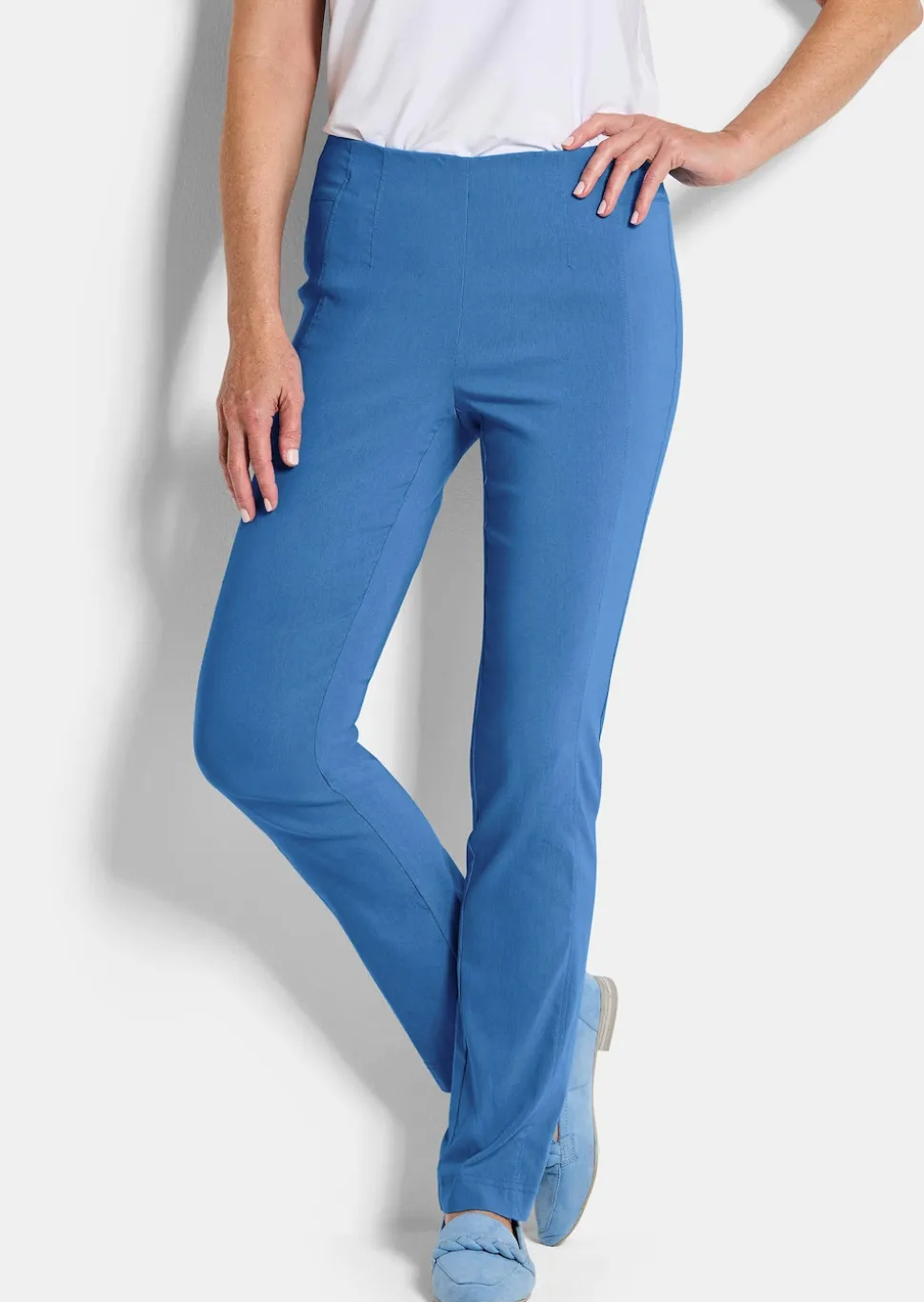 Pantalon en bengaline CARLA, facile d'entretien