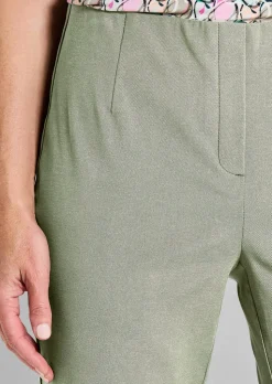Pantalon en bengaline LOUISA, aspect jean