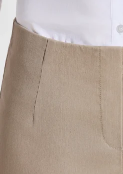 Pantalon en bengaline LOUISA, aspect jean