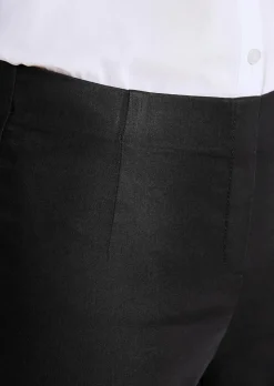 Pantalon en bengaline LOUISA, aspect jean