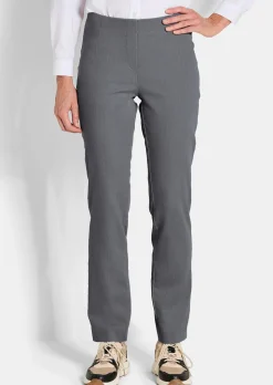 Pantalon en bengaline LOUISA, aspect jean