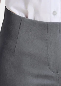Pantalon en bengaline LOUISA, aspect jean