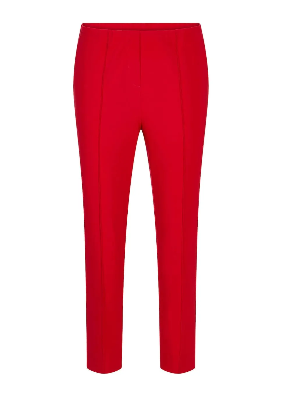 Pantalon en bengaline LOUISA avec plis nervurés
